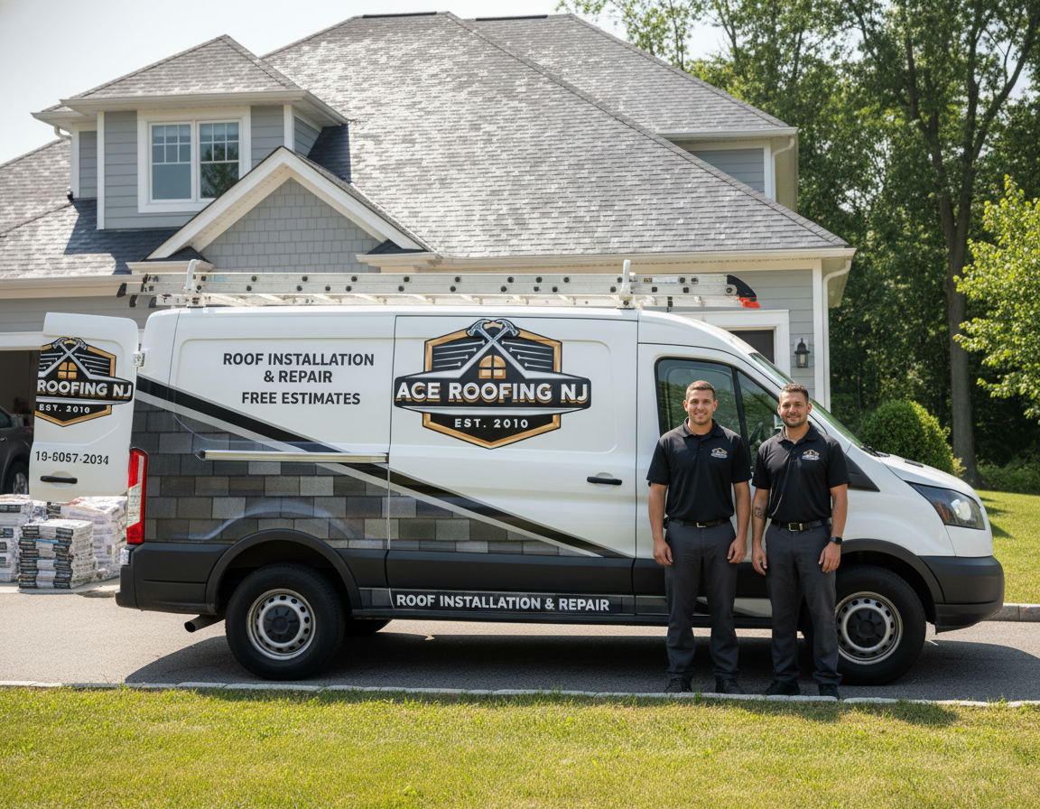 Ace Roofing NJ team at work