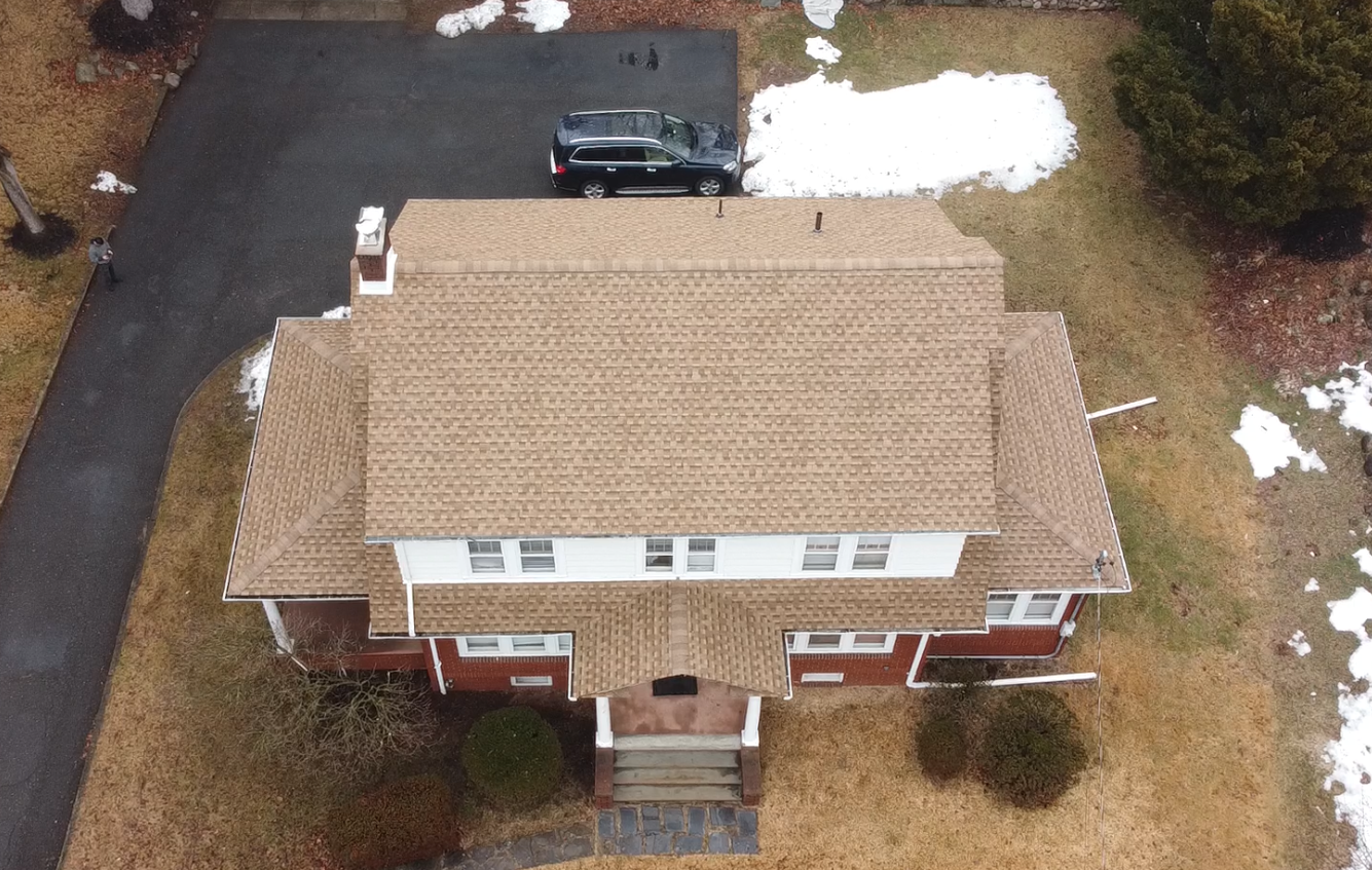 Roof repair project